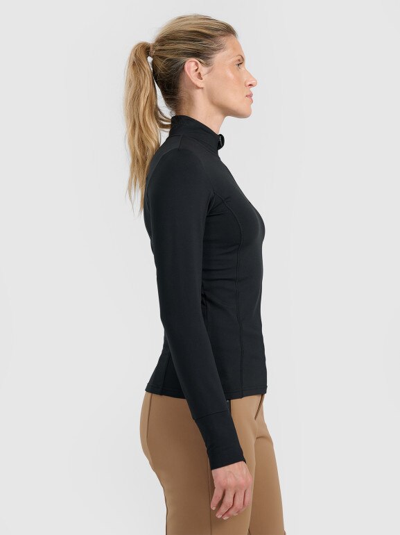 Damska bielizna termiczna (góra) 4F 4FWAW25UBRUF098 - czarna
