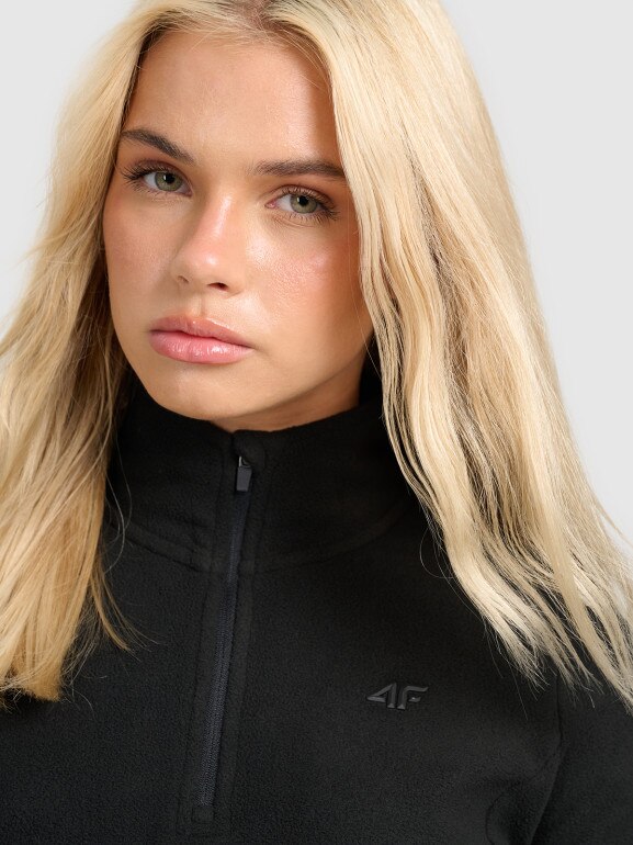 Damska bielizna termiczna polarowa (góra) 4F 4FWAW25UFLEF063 - czarna