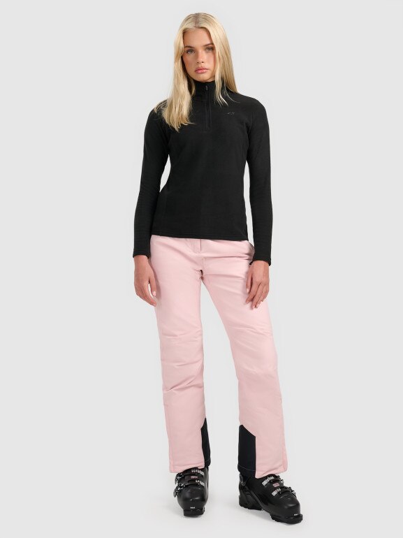 Damska bielizna termiczna polarowa (góra) 4F 4FWAW25UFLEF063 - czarna