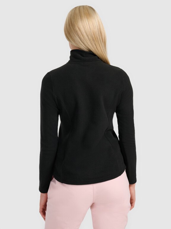 Damska bielizna termiczna polarowa (góra) 4F 4FWAW25UFLEF063 - czarna