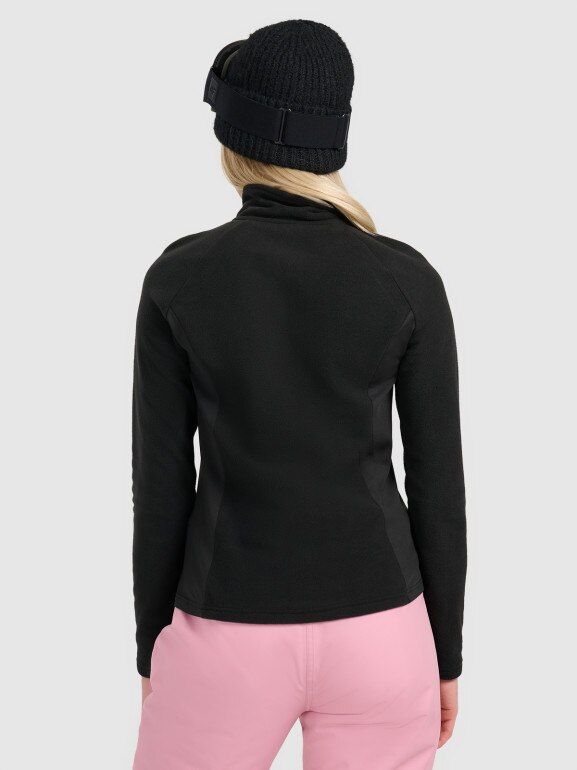Damska bielizna termiczna polarowa (góra) 4F 4FWAW25UFLEF064 - czarna