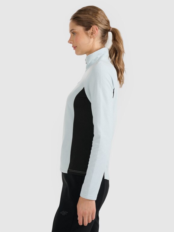 Damska bielizna termiczna polarowa (góra) 4F 4FWAW25UFLEF064 - niebieska