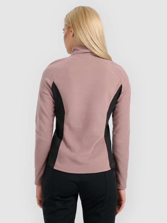 Damska bielizna termiczna polarowa (góra) 4F 4FWAW25UFLEF064 - beżowa