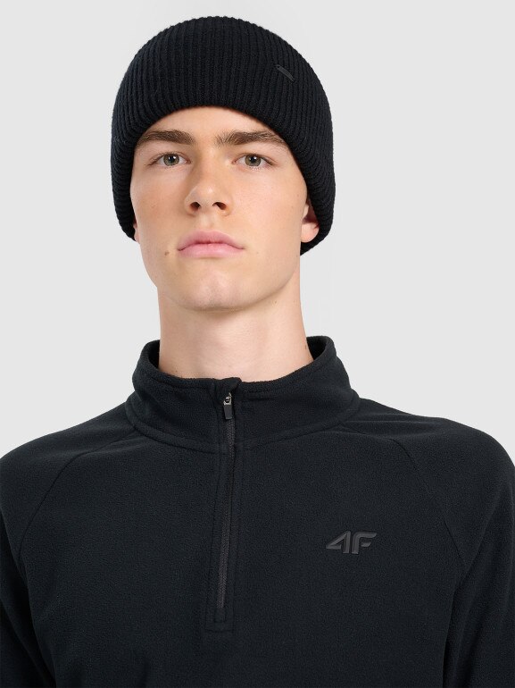 Męska bielizna termiczna polarowa (góra) 4F 4FWAW25UFLEM065 - czarna