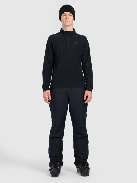 Męska bielizna termiczna polarowa (góra) 4F 4FWAW25UFLEM065 - czarna