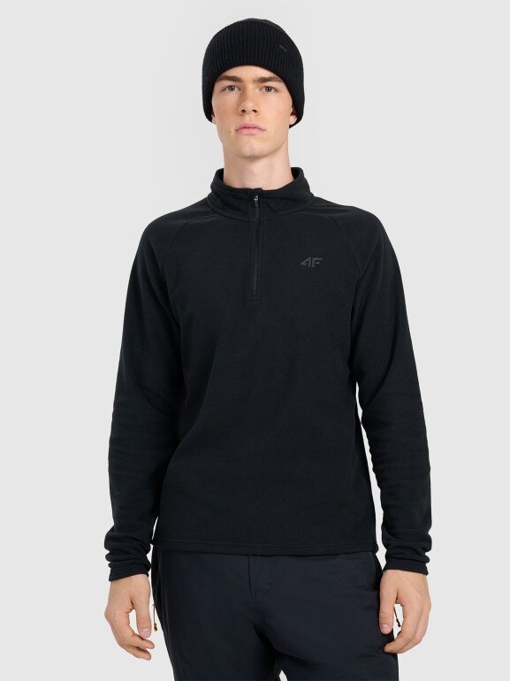 Męska bielizna termiczna polarowa (góra) 4F 4FWAW25UFLEM065 - czarna