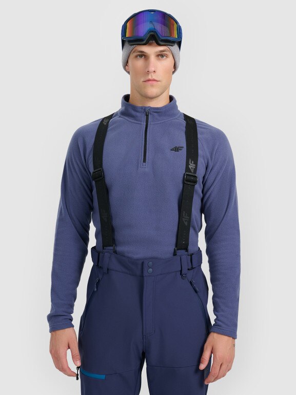 Męska bielizna termiczna polarowa (góra) 4F 4FWAW25UFLEM065 - granatowa
