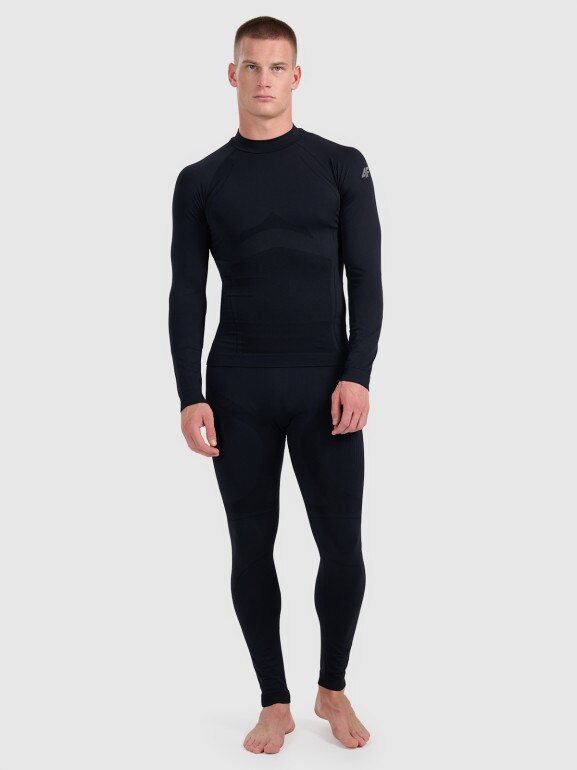 Męska bielizna termoaktywna (dół) 4F 4FWAW25USEAM225 - czarna
