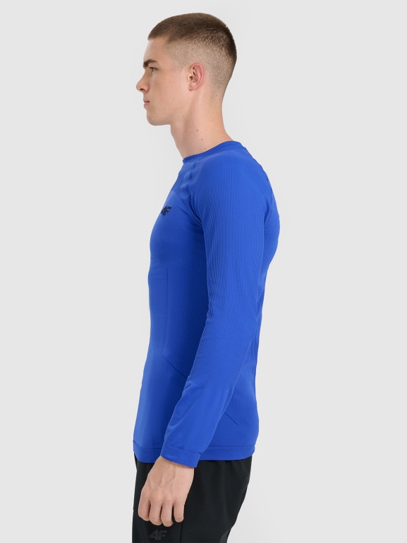 Męska bielizna termoaktywna (góra) 4F 4FWAW25USEAM233 - niebieska