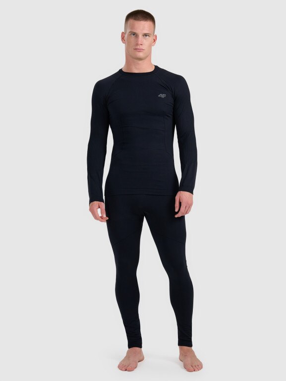 Męska bielizna termoaktywna (dół) 4F 4FWAW25USEAM234 - czarna