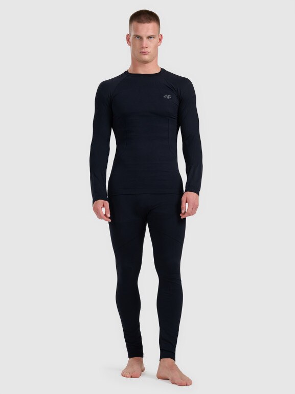 Męska bielizna termoaktywna (dół) 4F 4FWAW25USEAM234 - czarna