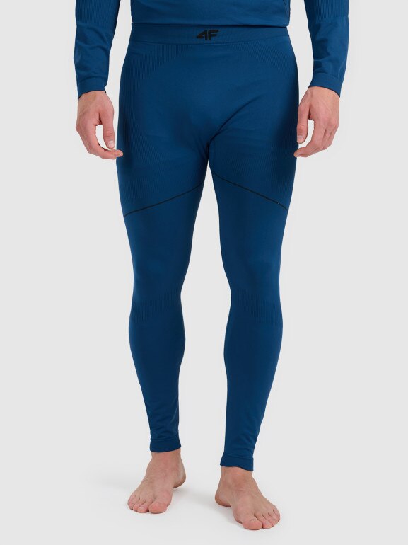Męska bielizna termoaktywna (dół) 4F 4FWAW25USEAM234 - granatowa