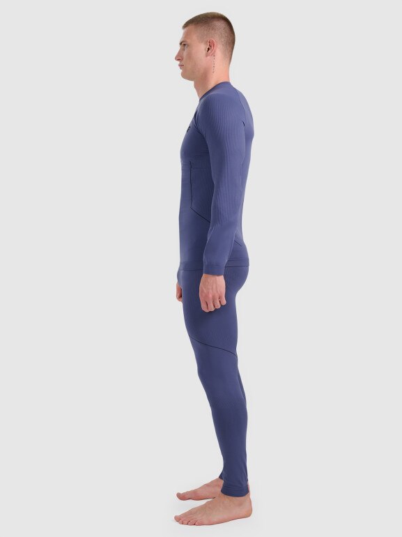 Męska bielizna termoaktywna (dół) 4F 4FWAW25USEAM234 - granatowa