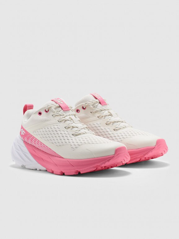 Damskie buty trekkingowe trailowe 4F Speed Hiker 4FWMM00FOTSF034 - białe