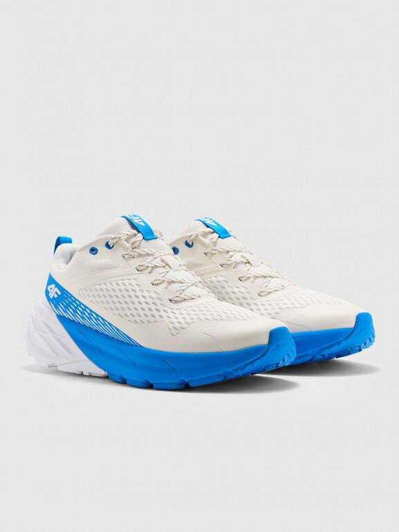 Męskie buty trekkingowe trailowe Speed Hiker 4F 4FWMM00FOTSM037 - białe