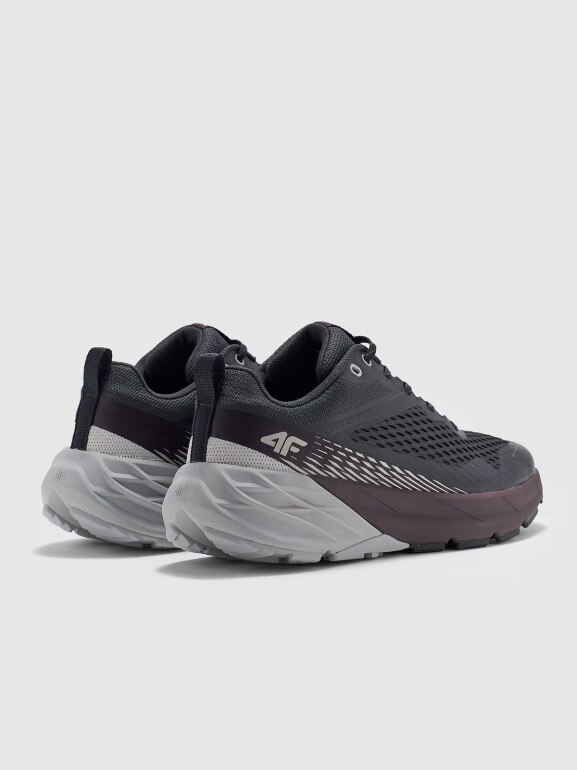 Męskie buty trekkingowe trailowe Speed Hiker 4F 4FWMM00FOTSM037 - fioletowe