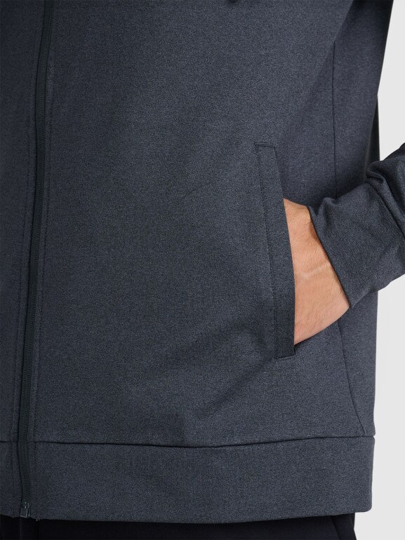 Męska bluza treningowa 4F 4FWMM00TFSWM654 - szara