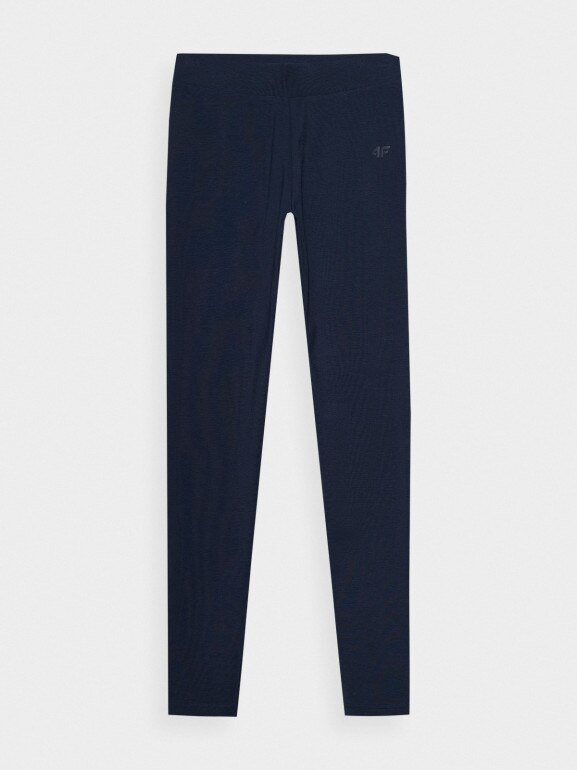 Damskie legginsy dzianinowe 4F 4FWMM00TTIGF195 - granatowe