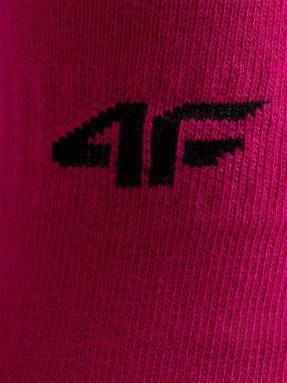 Damskie skarpety narciarskie 4F 4FWMM00UFSOF239 - różowe