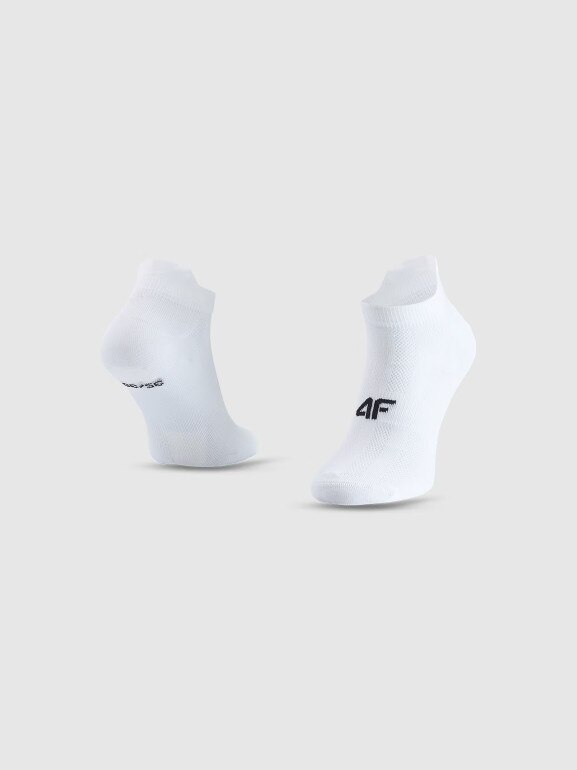 Damskie skarpetki treningowe (3-pack) 4F 4FWMM00UFSOF244 - białe