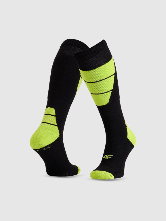 Męskie skarpety narciarskie 4F 4FWMM00UFSOM240 - czarne