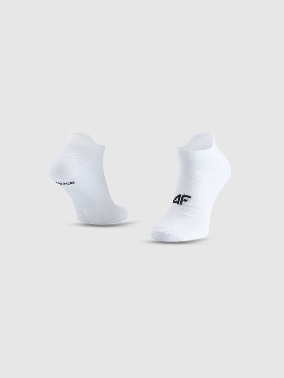 Męskie skarpetki treningowe (3-pack) 4F 4FWMM00UFSOM245 - białe
