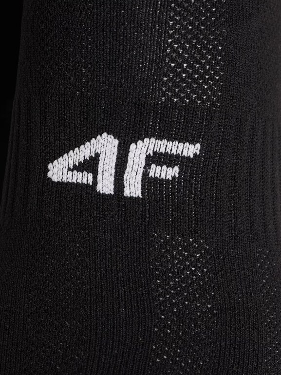 Męskie skarpetki treningowe (3-pack) 4F 4FWMM00UFSOM245 - czarne