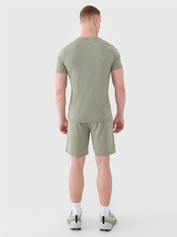 Męskie spodenki treningowe 4F 4FWSS25TFSHM0911 - khaki