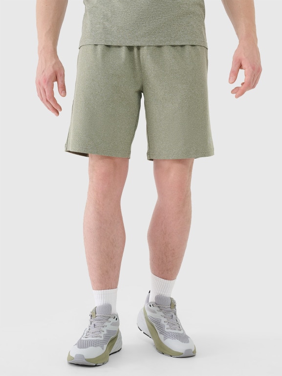 Męskie spodenki treningowe 4F 4FWSS25TFSHM0911 - khaki