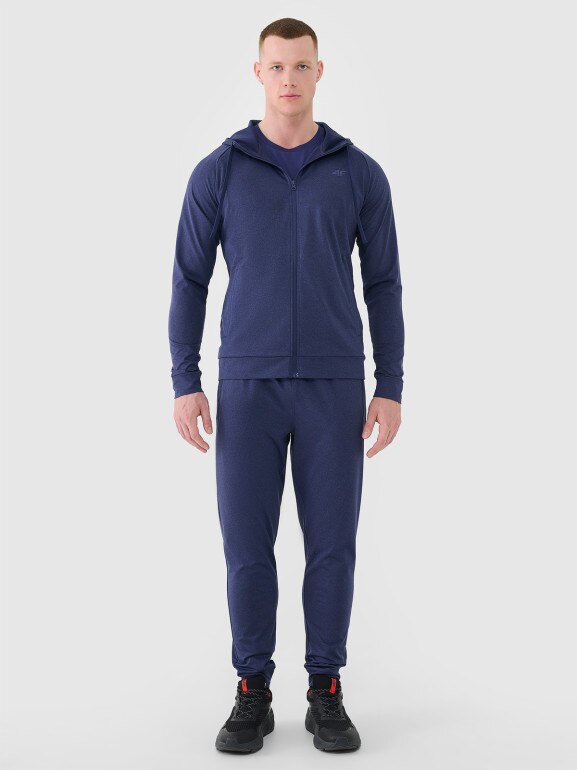 Męska bluza treningowa 4F 4FWSS25TFSWM512 - grananatowa