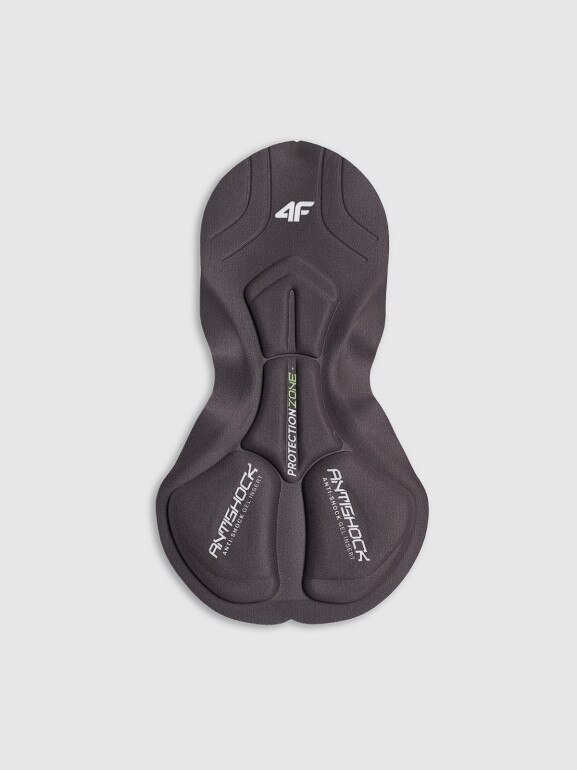 Męskie legginsy rowerowe z szelkami 4F 4FWSS25TFTIM329 - czarne