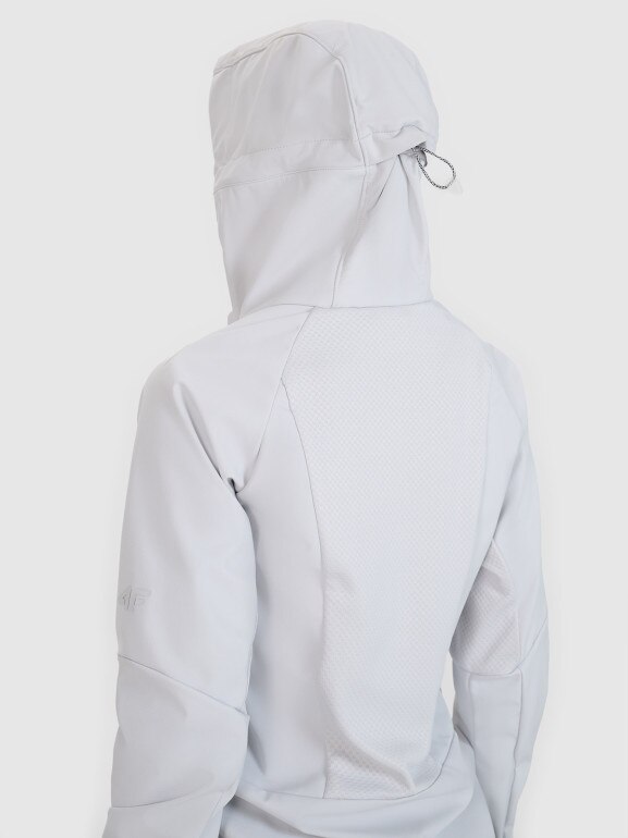 Damski softshell 4F 4FWSS25TSOFF315 - szary