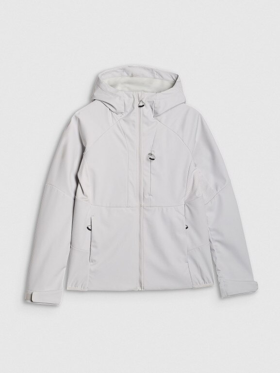 Damski softshell 4F 4FWSS25TSOFF315 - szary