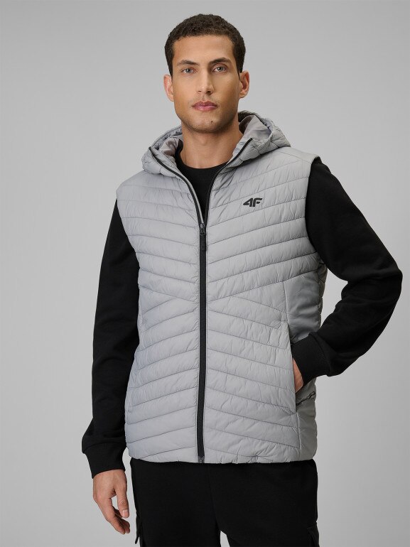 Bezrękawnik treningowy 4F PRO 4FWSS26TVJAM344 - szary