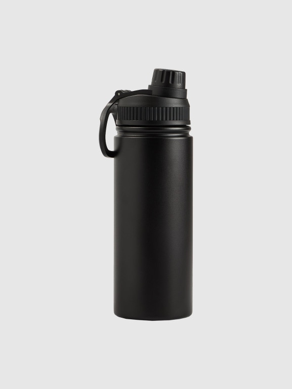 Bidon na wodę 4F 4FRSS26ABOTU033 540 ml - czarny