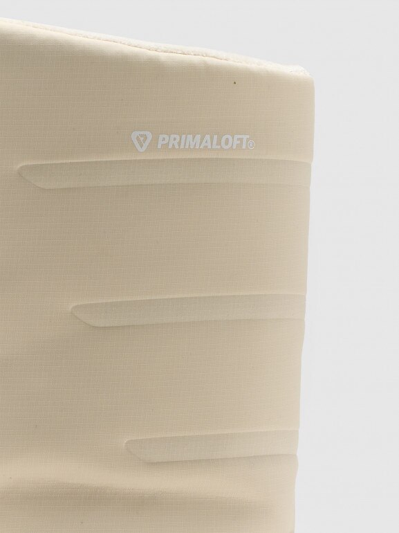 Damskie buty zimowe śniegowce INUA Primaloft 4F 4FRAW24FSBSF012 - beżowe