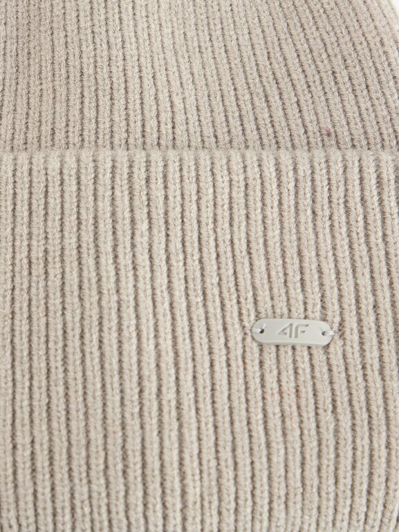 Czapka beanie uniseks 4F 4FRAW25ACAPU0721 - szara