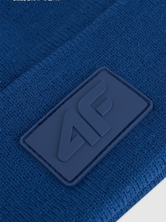 Czapka beanie uniseks 4F 4FRAW25ACAPU0809 - granatowa