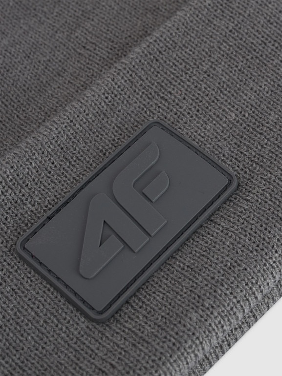 Czapka beanie uniseks 4F 4FRAW25ACAPU0809 - szara