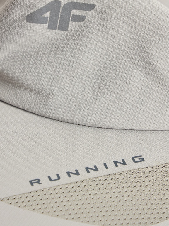 Czapka do biegania uniseks 4F 4FRSS26AFCAU163 - szara