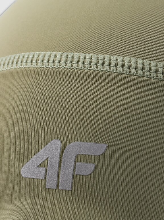 Czapka do biegania uniseks 4F 4FWAW25AFCAU117 - zielona