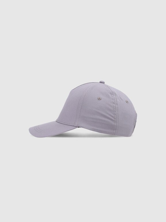 Czapka z daszkiem strapback uniseks 4F 4FWSS25ACABU369- fioletowa