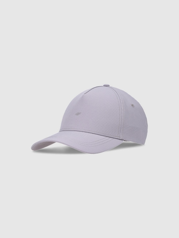 Czapka z daszkiem strapback uniseks 4F 4FWSS25ACABU369- fioletowa