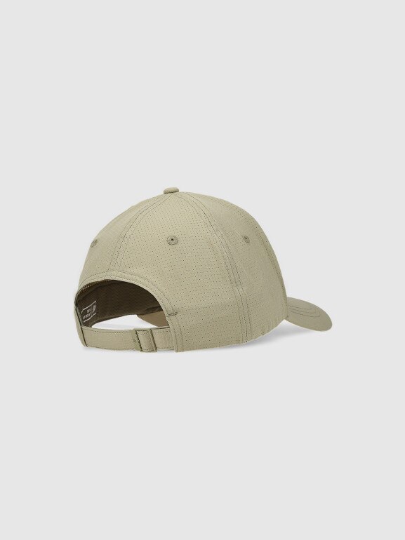 Czapka z daszkiem strapback uniseks 4F 4FWSS25ACABU369 - zielona
