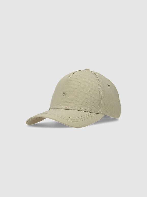 Czapka z daszkiem strapback uniseks 4F 4FWSS25ACABU369 - zielona