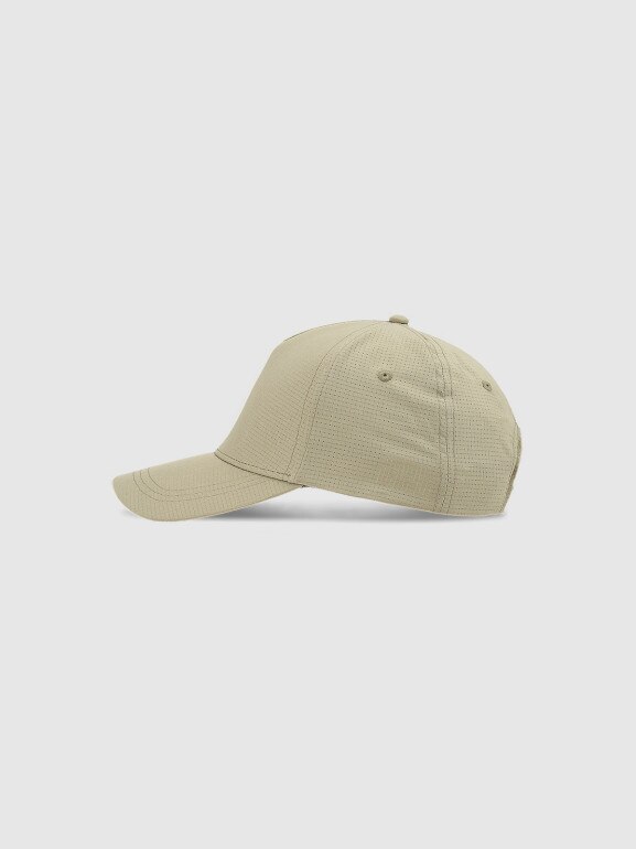 Czapka z daszkiem strapback uniseks 4F 4FWSS25ACABU369 - zielona