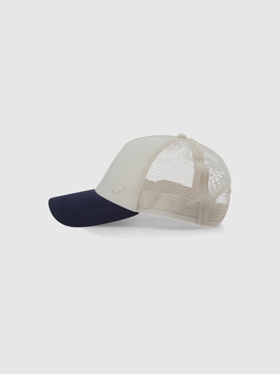 Czapka z daszkiem trucker uniseks 4F 4FWSS25ACABU401 - multikolor