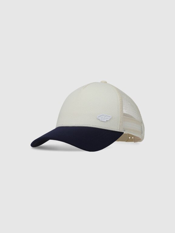Czapka z daszkiem trucker uniseks 4F 4FWSS25ACABU401 - multikolor