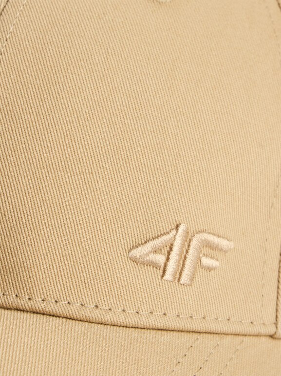Czapka z daszkiem uniseks 4F 4FRSS26ACABU588 - beżowa