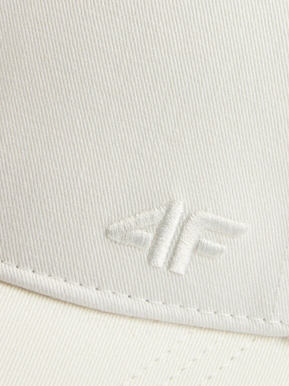 Czapka z daszkiem uniseks 4F 4FRSS26ACABU588 - biała